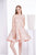Jadore - J14071 Strapless Ruched A-Line Cocktail Dress In Pink