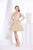 Jadore - J14075 Strapless Sweetheart A-Line Dress In Nude