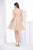 Jadore - J14075 Strapless Sweetheart A-Line Dress In Nude