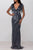 40900 Deep V-Neck Sheath Dress