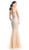 Jadore - J5055 Beaded Sweetheart Tulle Trumpet Dress In Neutral