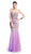 Jadore - J5055 Beaded Sweetheart Tulle Trumpet Dress In Purple