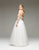 Jadore - J5058L Strapless Sweetheart Beaded Adorned Tulle Gown In White