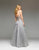 Jadore - J5058L Strapless Sweetheart Beaded Adorned Tulle Gown In Gold and Gray