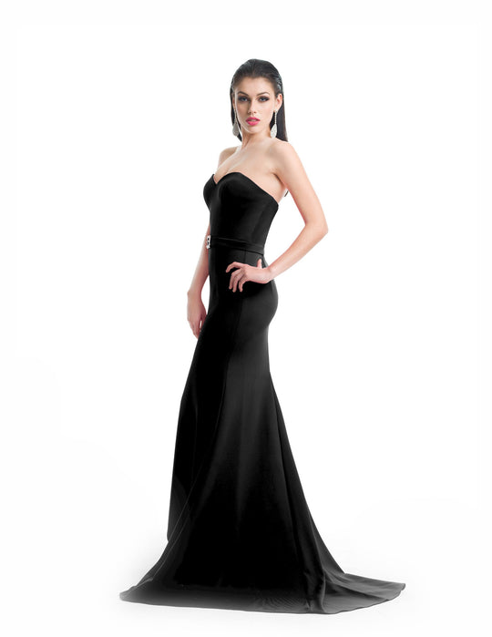 Jadore - J5086 Strapless Sweetheart Trumpet Dress In Black