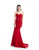Jadore - J5086 Strapless Sweetheart Trumpet Dress In Red