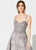 Ivonne D for Mon Cheri - 219D71 Embroidered Gown With Detachable Train In Gray