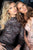 Jovani - 1756 Sequined High Neck Long Sleeve Sheath Dress In Multi-Color