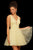 Sherri Hill - 53026 Ruched A-Line Short Dress In Yellow