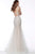 Jovani - 65325 Sleeveless Open Back Long Dress In White and Neutral