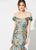 Ivonne D for Mon Cheri - 219D83 Brocade Off-Shoulder Mermaid Gown In Gold and Green
