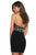 Sherri Hill - 53191 Short Beaded Deep V-neck Sheath Dress In Black