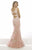 Janique - JA3007 Sleeveless Lace Tiered Mermaid Gown