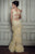 Janique - JA3007 Sleeveless Lace Tiered Mermaid Gown