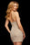 Sherri Hill - 53060 Fully Beaded V-neck Sheath Dress In Neutral and Silver