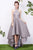 Jadore - J13082 High Halter Empire A-Line High Low Dress In Gray