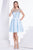 Jadore - J14082 Beaded Scoop Neck Mikado A-line Dress In Blue