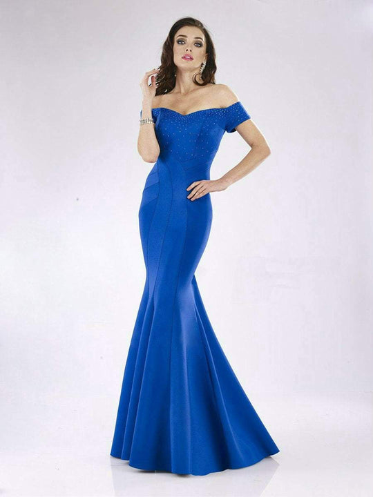 Janique JQ1616  Dress In Blue