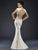 Janique  k6513 Dress In White and Gold