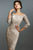 W548 Off Shoulder Lace Dress in Pewter