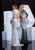Jasz Couture - Two-Piece Bejeweled Sheath Dress 5337 in Black and White
