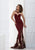 Jasz Couture - Sleeveless Embroidered Long Gown 5613 in Red