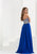 Jasz Couture - Embellished Sweetheart A-line Dress 5748 in Blue