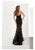 Sweetheart Sheer Mermaid Dress in Black.