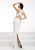 Jasz Couture - Sculpted Cutout Gown 5942 in White