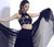 Jasz Couture - Two Piece A Line Gown 5607 in Black