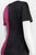 Jax - 1PXM24B Color Block Sheath Dress in Black and Purple