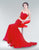Jadore - JC8087 Strapless Sweetheart Lace Mermaid Gown In Red