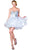 Cinderella Divine - Strapless Jeweled Sweetheart Empire Waist Cocktail Dress
