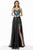 Jovani - 66297 Sequined Sweetheart A-line Dress In Black and Multi
