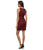 Jessica Simpson - JS4P6482 Scalloped Lace Sheath Dress in Red