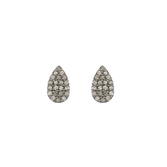 Brooklyn Teardrop Diamond Earring Studs