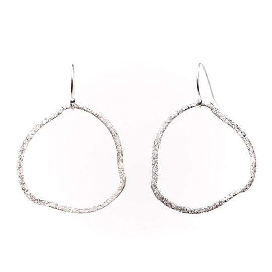 Barcelona Organic Circle Mini Earrings
