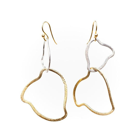 Barcelona Organic Circle Earrings
