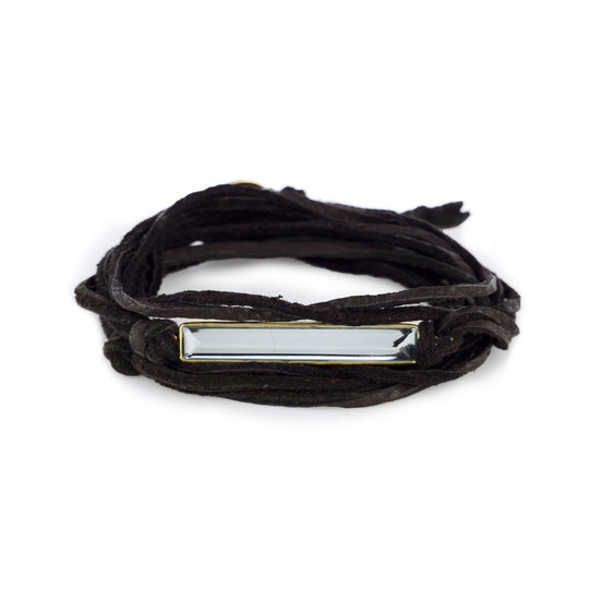Havana Leather Wrap Bracelet