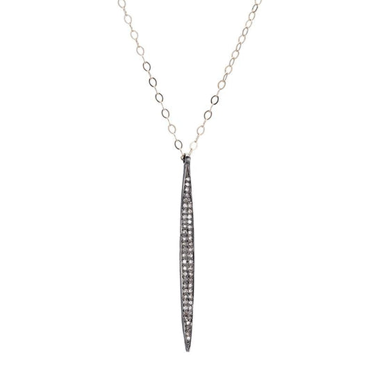 Brooklyn Diamond Spear Necklace