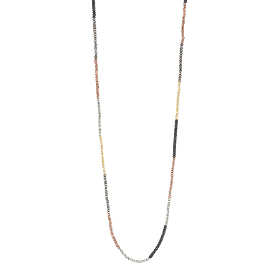 Boulder Mixed Pyrite Necklace