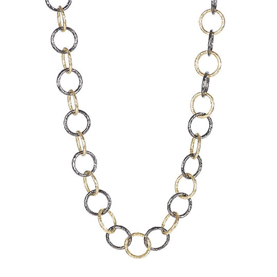 Telluride Two-Tone Circle Link Chain 