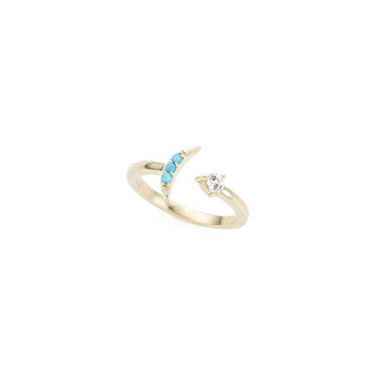 Tulum Crescent Moon Ring