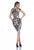 Terani Couture - 1611C0037A Embellished Scoop Sheath Dress in Black