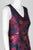 Julia Jordan - JJ36567 Floral Jacquard V-neck A-line Dress In Blue and Pink