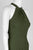 Julia Jordan - JJ36624 Halter Neck Keyhole Cutout Solid Crepe Jumpsuit In Green