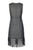 Julia Jordan - JJ36778 Lace Fringe Sheath Dress In Black