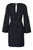 Julia Jordan - JJ36939 Long Sleeve Jewel Neck Sheath Dress In Black