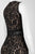 Joanna Chen - Jewel Neck Sheath Dress JC1572 in Black