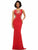Johnathan Kayne - 573 Sleeveless Jeweled Cutout Gown in Red